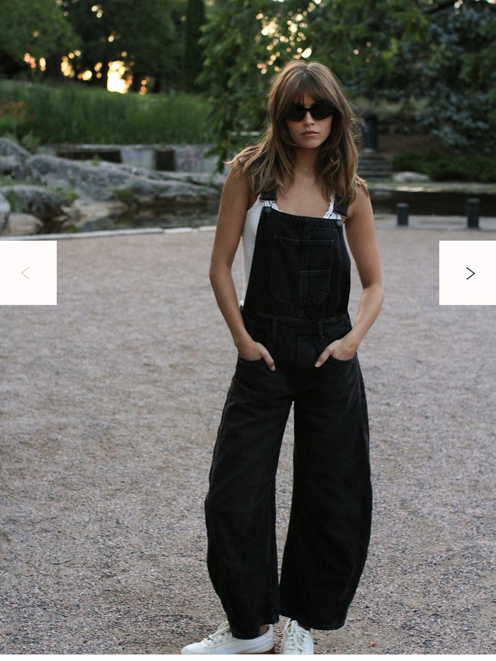 FREE PEOPLE GOOD LUCK BARREL DENIM OVERALLS SIZE SMALL BLK